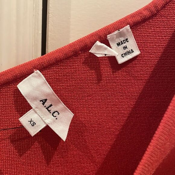 Alc one shoulder crop top ribbed xs - Picture 5 of 8